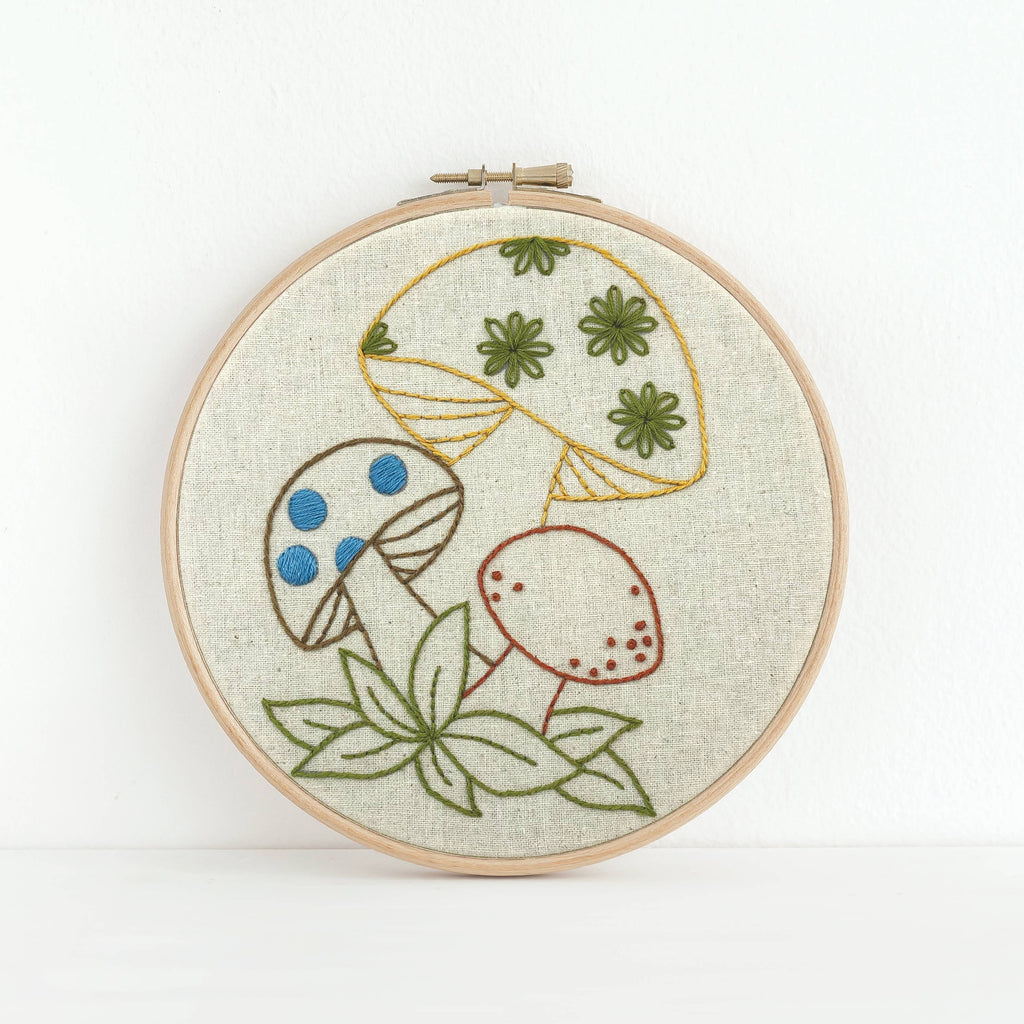 Mushroom Embroidery Kit