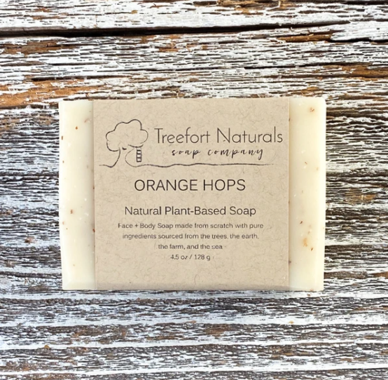 All natural soap bars, handmade, Connecticut, small batch, orange hops
