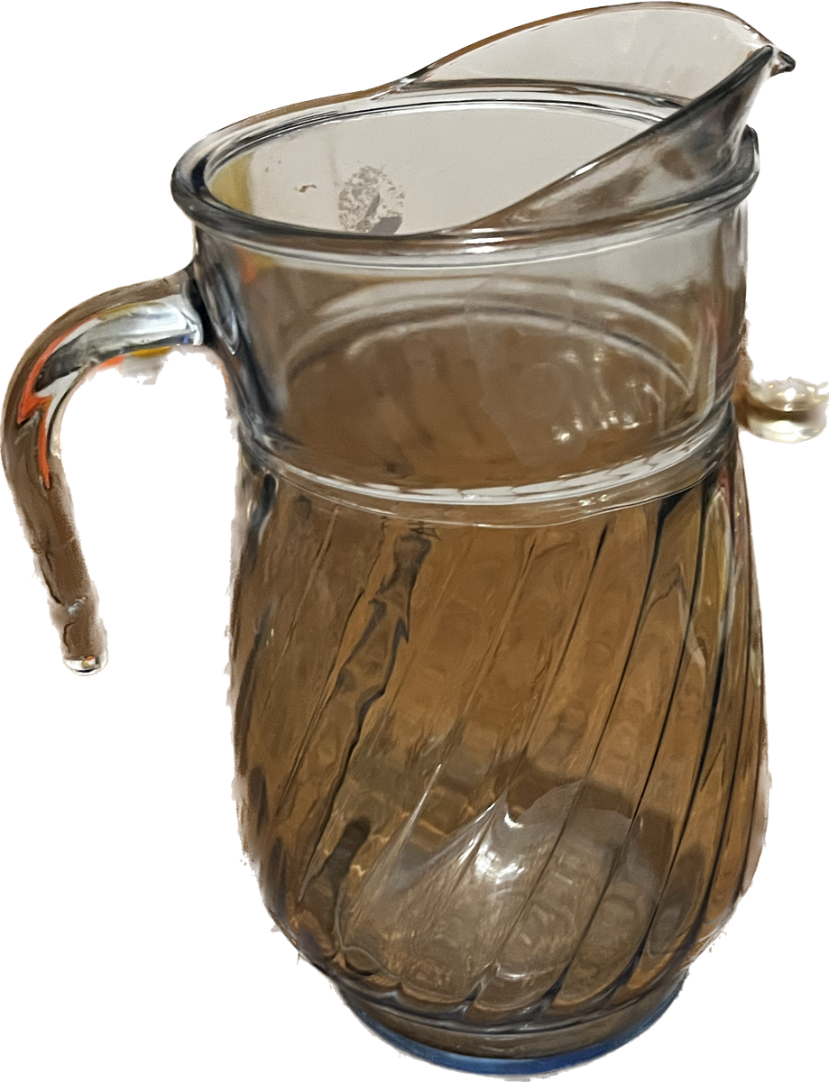 Blue Depression Glass Pitcher Eco Evolution blue-depression-glass-pitcher-eco-evolution