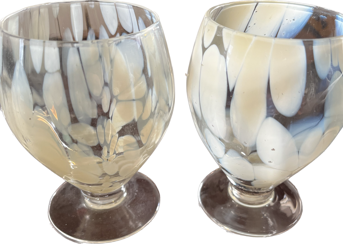 Hand blown glasses Eco Evolution