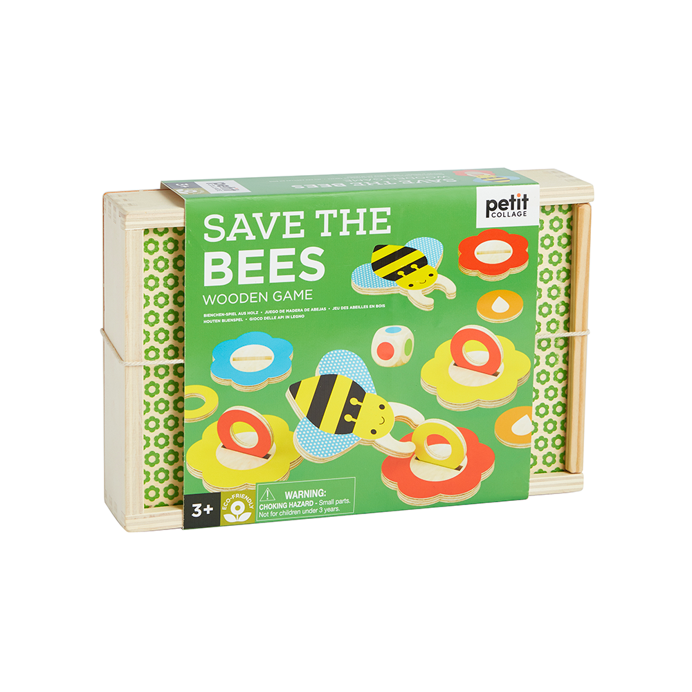 Wooden games save the bees