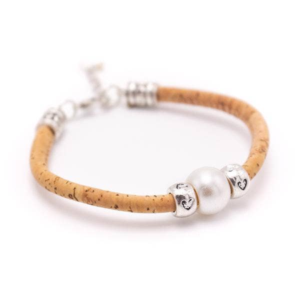Wooden Element Avalon Cork Bracelet, vegan, eco-friendly jewelry