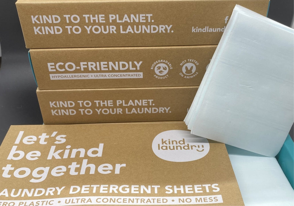 Natural, Biodegradable Laundry Detergent Strips - Fragrance Free