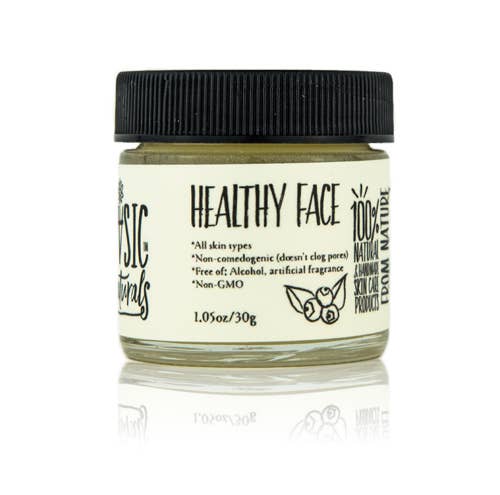 HEALTHY FACE Moisturizing Balm healing properties for skin, Sweet almond oil, natural emollient and anti-inflammatory agent, Rosehip oil scarring, dry skin