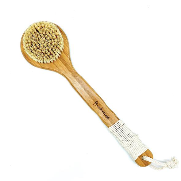 Sisal Bristles is naturally 100% compostable non toxic. skin cells clean and rejuvenate natural product by Bamboo Switch