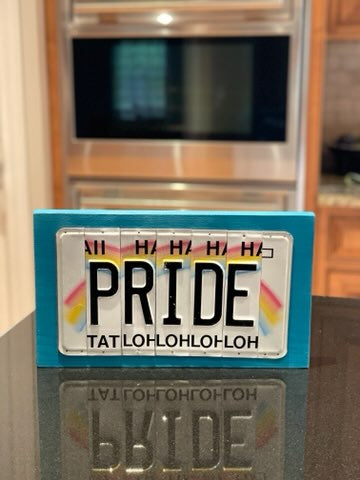 Signs made from License Plates - Eco Evolution