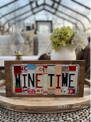 Signs made from License Plates - Eco Evolution