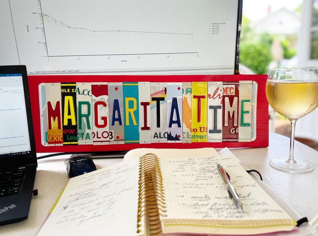 Signs made from License Plates - Eco Evolution