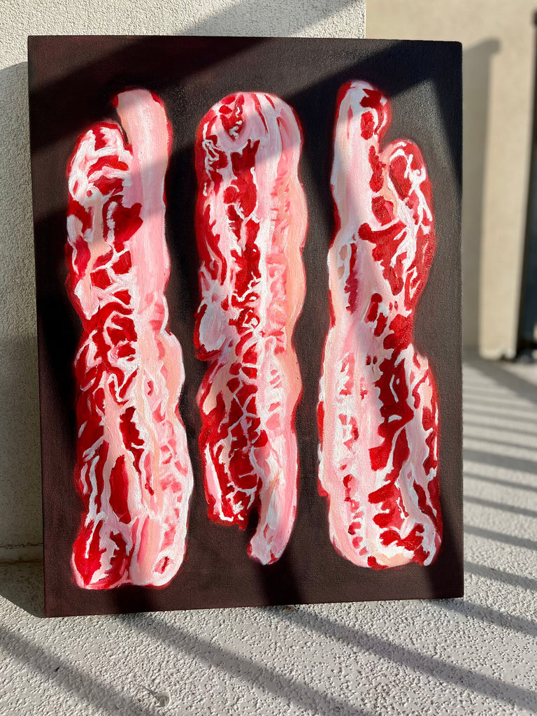 Bacon - Painting by Anissa Fritz - Eco Evolution