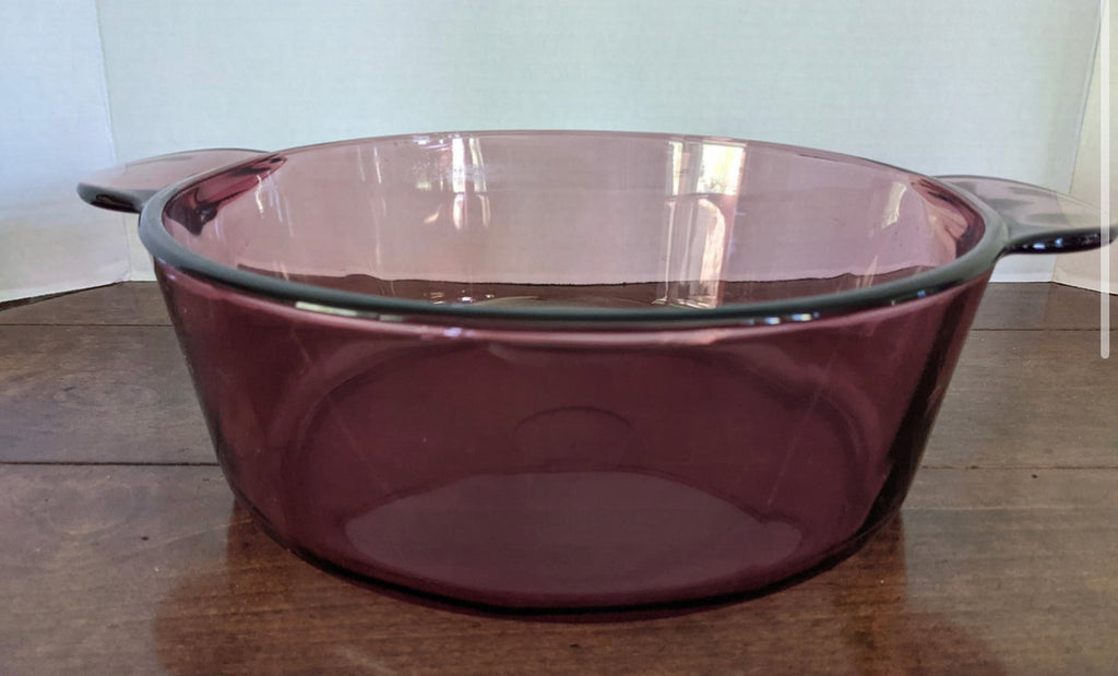 Vintage Cranberry Corning Bowl - Eco Evolution