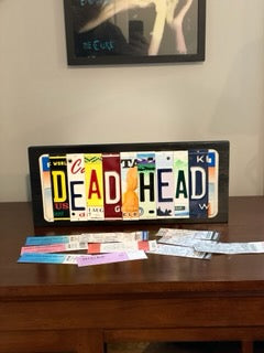 Signs made from License Plates - Eco Evolution