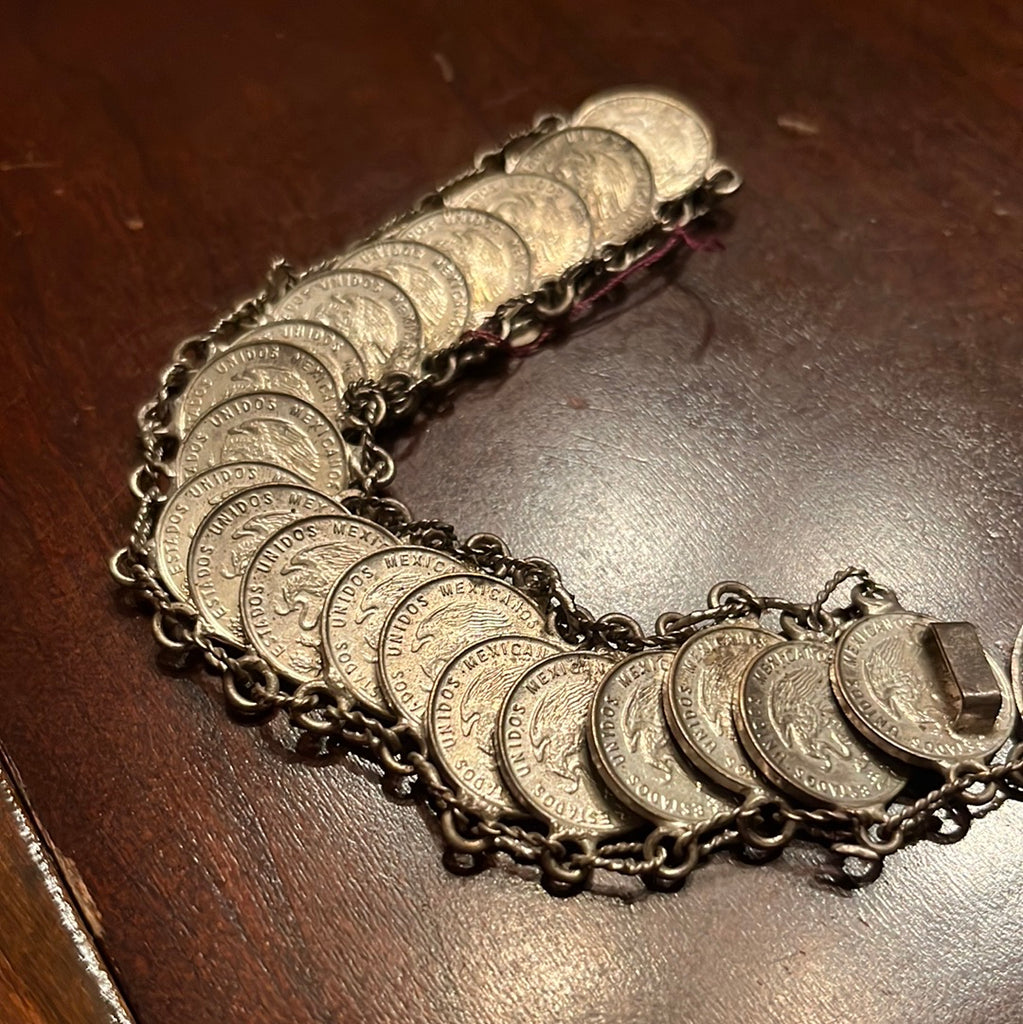 Vintage Mexican Coin Bracelet - Eco Evolution