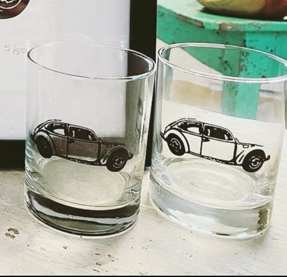 Old-fashioned Glass with CT Artist Graphic - Eco Evolution