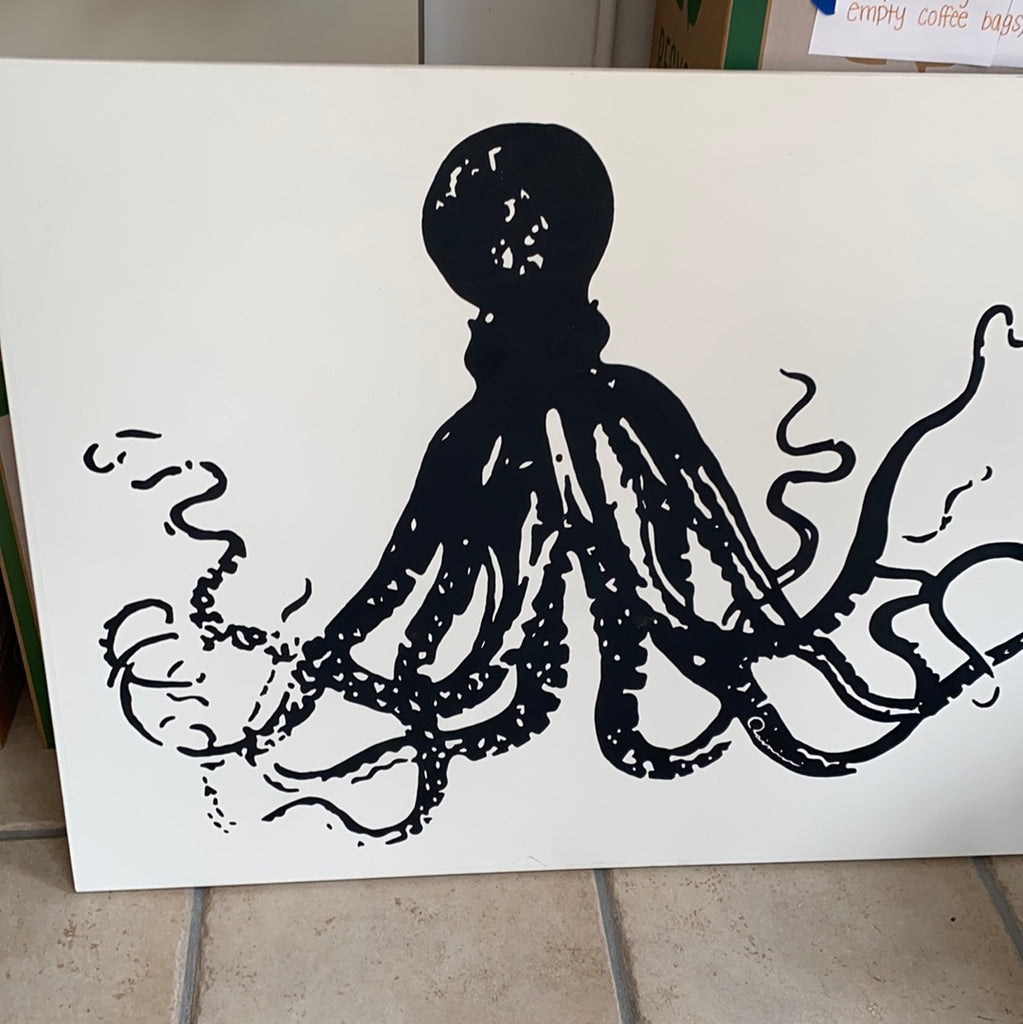 Octopus painting - By Teresa Rainieri - Eco Evolution