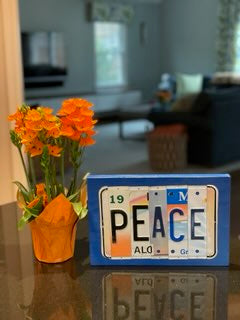 Signs made from License Plates - Eco Evolution