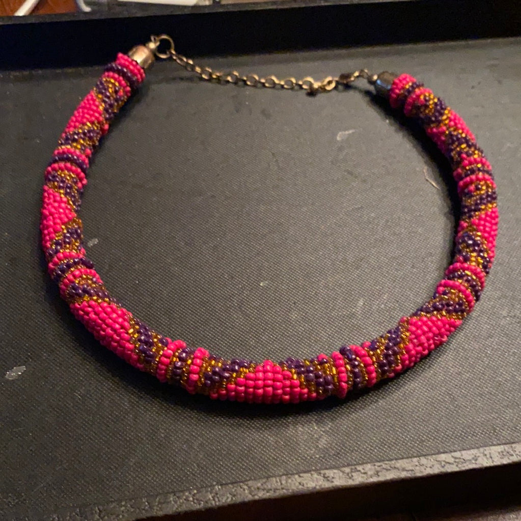 Beaded necklace from South Africa - Eco Evolution