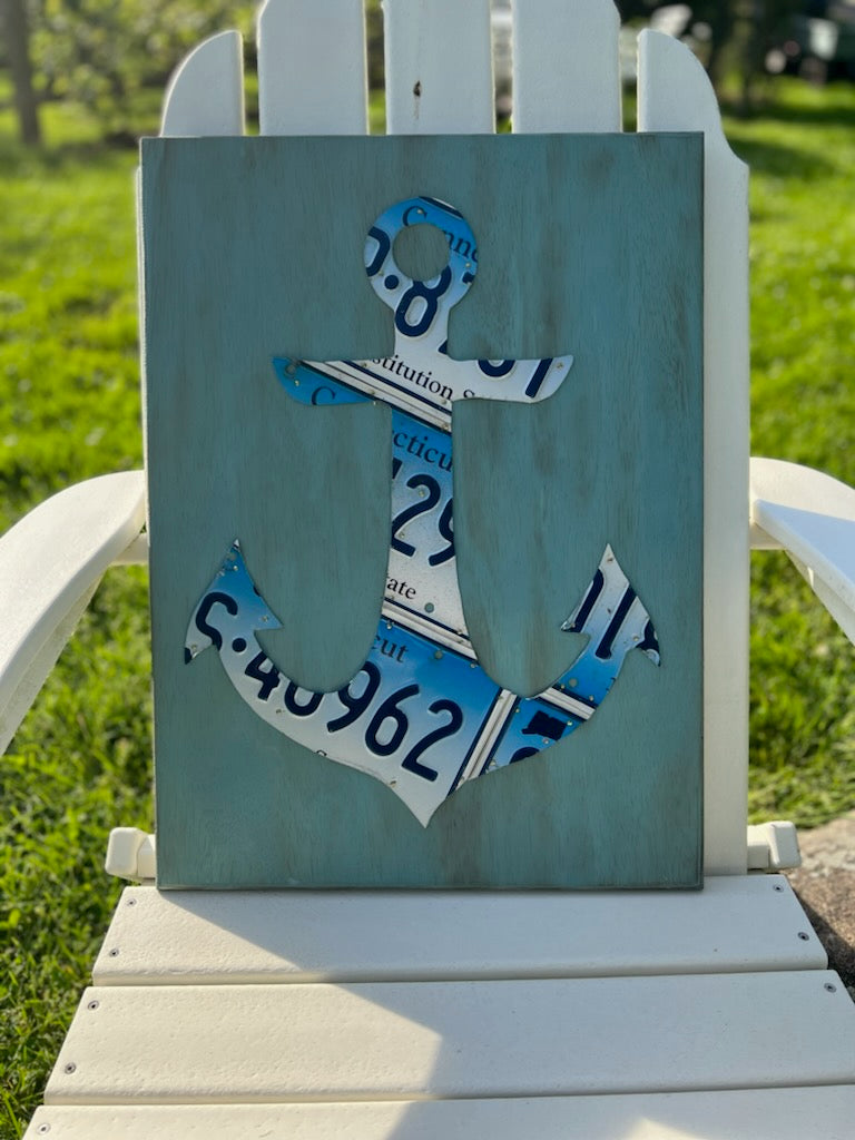 Signs made from License Plates - Eco Evolution