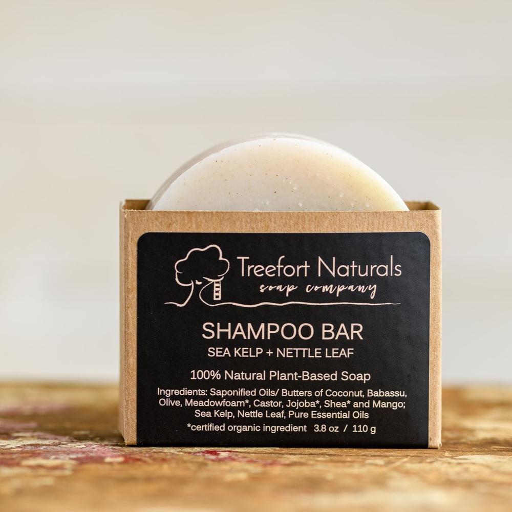 Shampoo Bar Sea Kelp, organic ingredients, plant based, eco-friendly